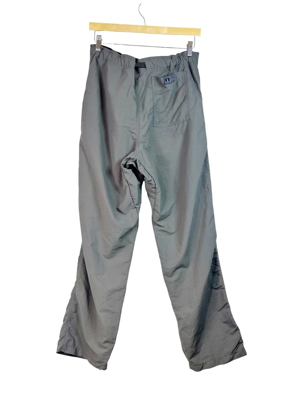 Prana Mens Gray Belted Pants Vintage Y2K Cargo Gorpcore Hiking Size L